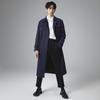 Мужской плащ, повседневный, удлиненный, двубортный, мужской плащ, ветровка, ветрозащитное пальто M-6XL