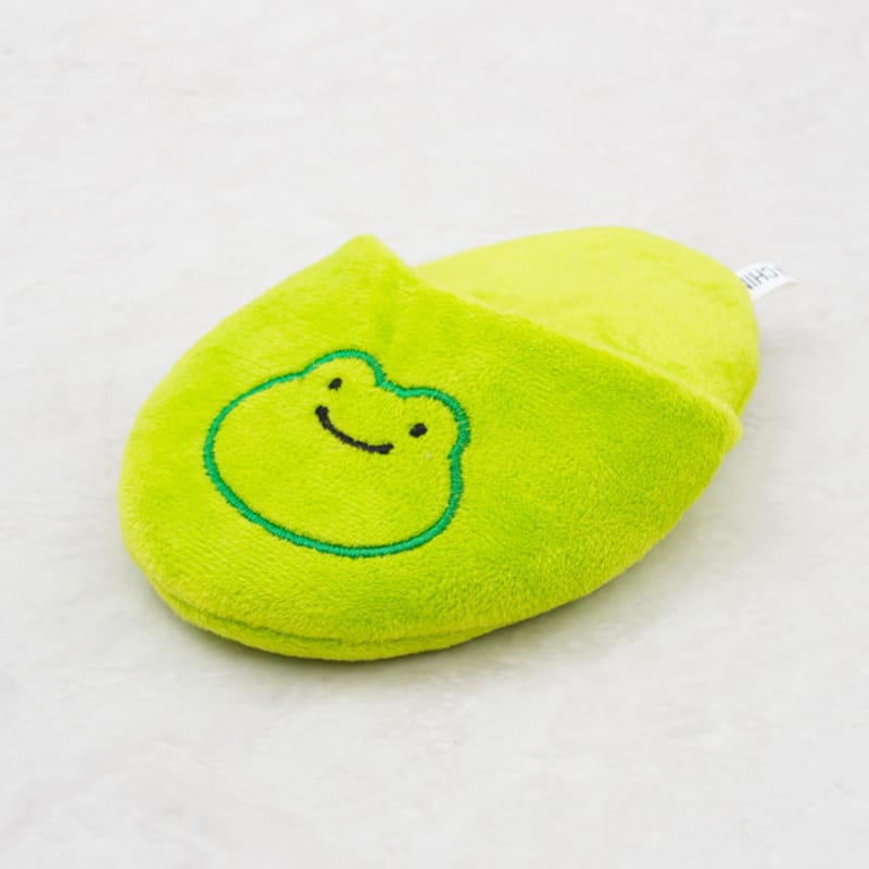 [Питомец] Вышитая игрушка-тапочка Лягушка