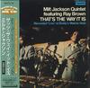 CD MILT JACKSON QUINTET - That's The Way It Is MVCZ78 IMPULSE 1995 Japan Jazz Used
