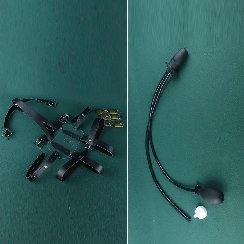 Стреп-Халтер Глубокая Глотка Противо-Рвота Секс-Игрушка Gag Ball BDSM Реквизит