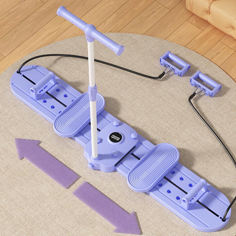 Фитнес-лыжный тренажер Укрепитель таза и бедер Многофункциональный имитатор лыжного тренера с ручкой и тяговым канатом для тренировки всего тела