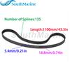 Двигатель лодочный 6EK-W4624-00 6EK-46241-00 Ремень ГРМ для Yamaha Mariner 4-тактный F115 115 л.с. Ремень привода 2014~2021