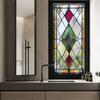 Пленка для конфиденциальности витражного окна Винтажная декоративная матовая Статическое прилипание Водонепроницаемая ПВХ Многоразовая Блокирующая УФ-излучение Наклейка на стекло Покрытие