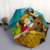 Yogi Bear Show Fashionable Automatic Opening/Closing Folding Umbrella. Portable and Foldable, Ideal for Gift, Travel, and Daily Use.