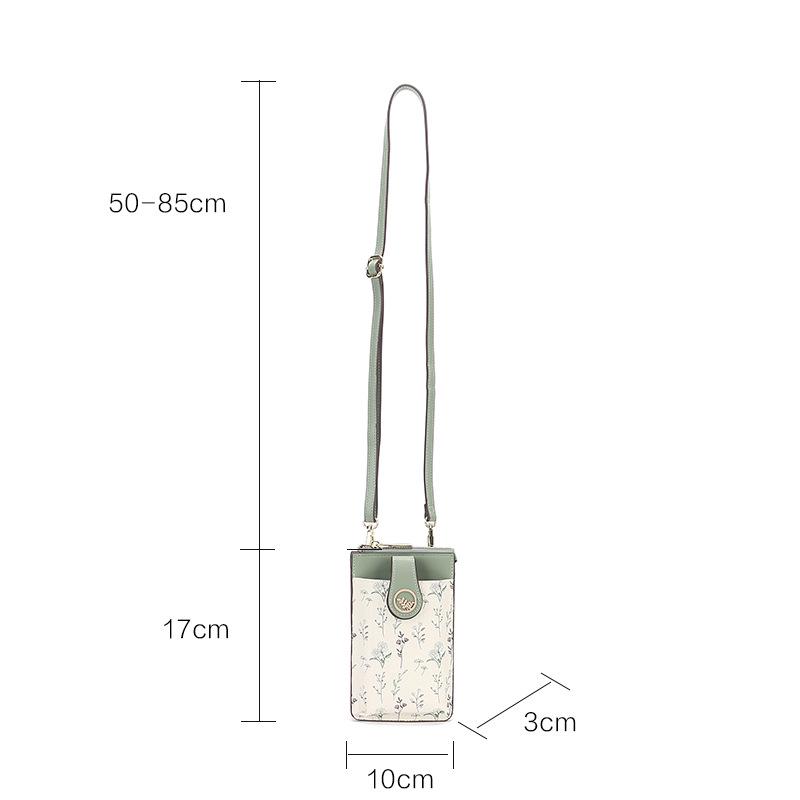 Новый стильный женский кошелек для монет и сумка для телефона: Летняя наплечная и кроссбоди сумка-мессенджер со сладким принтом