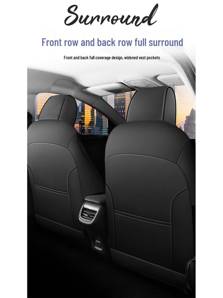 Weilan 6 Perforated Leather Car Seat Cushion - Universal Fit, New Model, Four Seasons Use