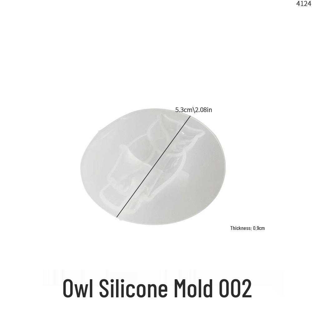 DIY Halloween Epoxy Charm Mold: Devil, Ghost, Semi-3D Pumpkin, Bat, Owl, and Pendant Earrings