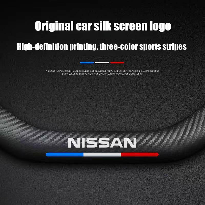 Napa Leather Car Steering Wheel Cover Non-slip Breathable sticker For Nissan Rogue Pathfinder X-Trail GTR Note Qashqai Juke