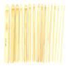 16pcs Bamboo Crochet Hooks Knitting Needle Weaving Tools Accessory for Beginner