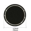 Car Non-slip Water Cup Pad Diamond Rhinestone Bling Decoration Auto Interior Cup Bottle Anti-skid Rubber Mat Car Accessories