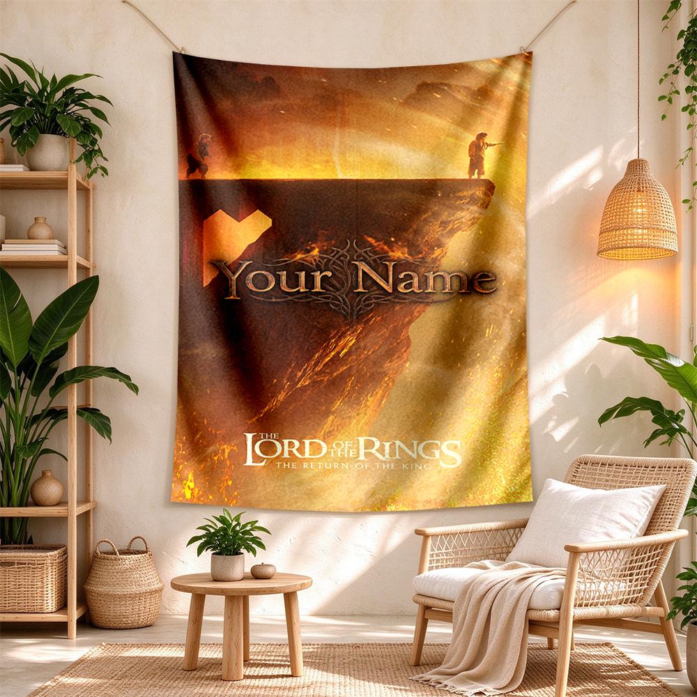Lord Rings Custom Wall Tapestry Wall Tapestry Ultra-Soft Perfect for Office Wall Ideal for All Seasons Gifts For Family Or Friends