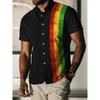 Rainbow 3D Printed High Quality Shirt Man/Women Casual Fashion Short Sleeves Shirts Button Lapel Tops Oversized Unisex Clothing