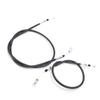 2PCS Rear Brake Cable Left Right 54005‑1201 54005‑1202 Replacement for Kawasaki Mule Gasoline Diesel 2x4 4x4