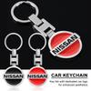1Pcs Car Emblem LOGO Keychain Key Ring Accessories For Nismo Qashqai J11 Juke GTR X-Trail Patrol Micra Navara Tiida