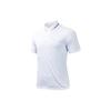 Striped Breathable Sports Polo Shirt Men Tops Pure-White 152427123-1