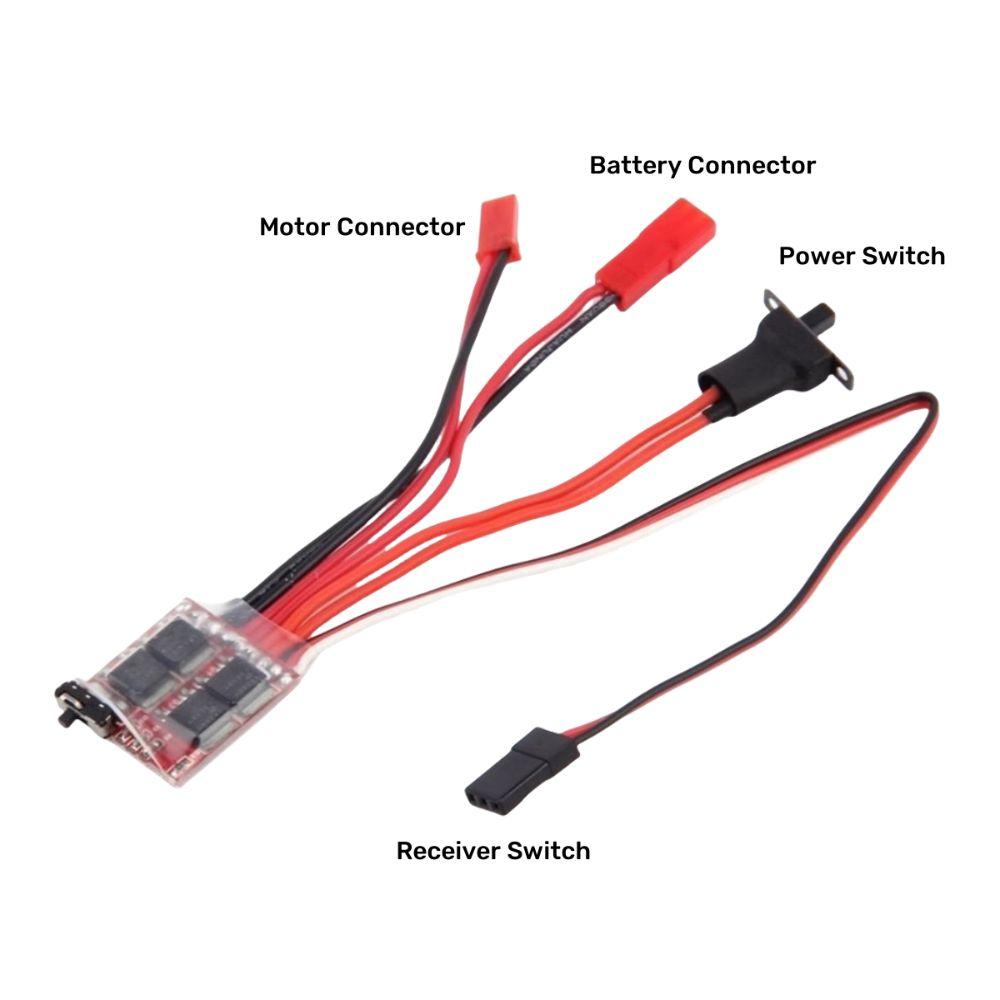 New 30A Micro ESC 2S 4~8v 1/16 1/18 1/24 Electric Speed Controller with Brake Bi-directional RC Car Accessories For RC Boat Tank