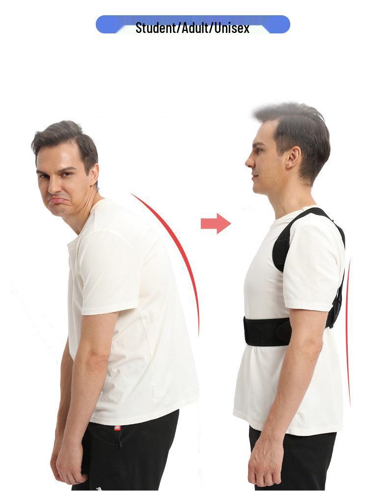 Корректор осанки: Предотвращение сутулости, Открытие плеч, Поднятие груди - Пояс-поддержка для сидения для взрослых и студентов