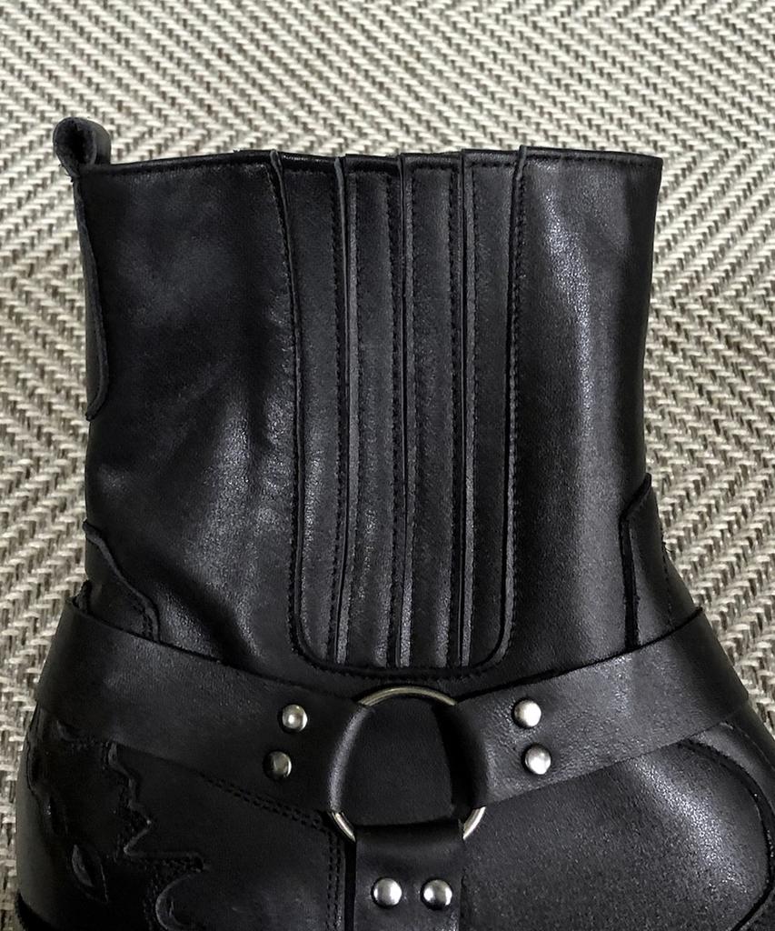 Joenshoe Cadenza Laurent Western Boots Mink Tan Black