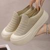 Shoes Women's Summer Platform Slippers Comfortable Casual Shoes Lazy Shoes Fashion Versatile Heightening Shoes Baotou Slippers