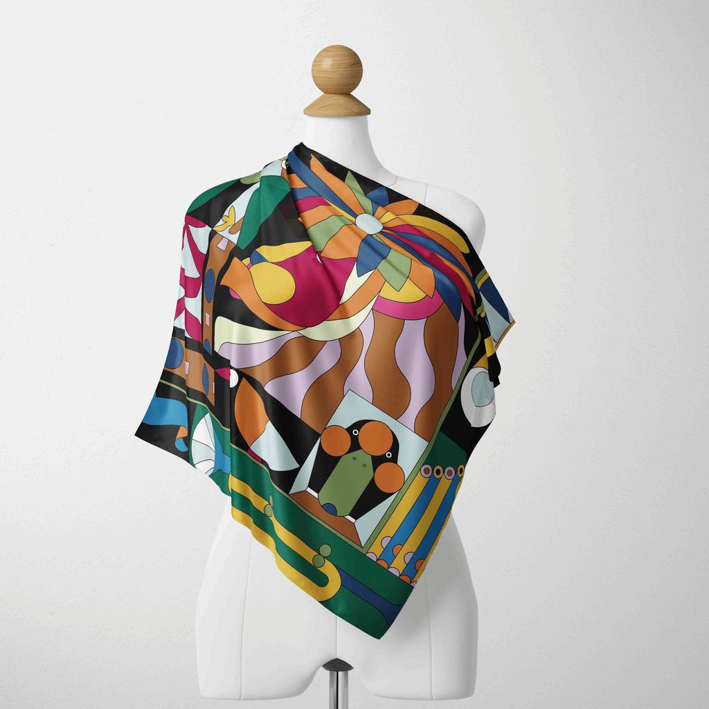 70cm*70cm Design Fashion  Kerchief  Women  Cotton Print Scarf Beach Hijab Scarf Lady  Wraps and Shawls Musulman Headband