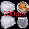 100-300 шт. Одноразовые сетчатые мешки-фильтры для раковины, полиэстеровый материал, для кухни, для уборки, без грязных рук, ситечко, бытовой фильтр для пищевых отходов
