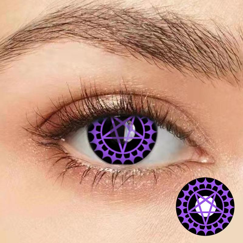 Цветные контактные линзы Cospay JeweLens 2шт. Серия Шаринган