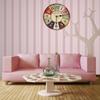 Creative Wooden Wall Clock 30 Cm MDF Wall Clock Mute Quartz Clock Living Room Wall Clock