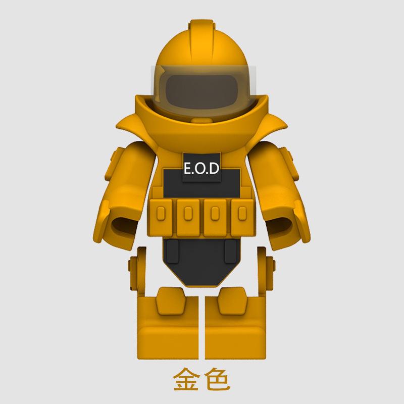 World War Ii Building Block Doll Military Toy Accessories Parachute Weapon Piece Equipment
