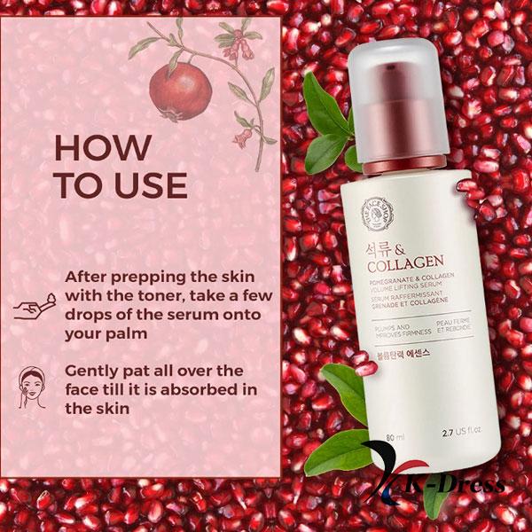 The Face Shop Сыворотка-лифтинг для объема с гранатом и коллагеном 80 мл