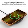 Магнитный кожаный чехол Magsafe для Apple IPhone 15 14 13 Pro Max Plus Mini, защитный чехол для беспроводной зарядки