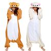 Bear Onesies Rilakkuma Women Kigurumi Animal Cosplay Costume for Halloween Christmas Outfits Kuma Full Body Pijamas Sleepwear Cartoon Jumpsuit