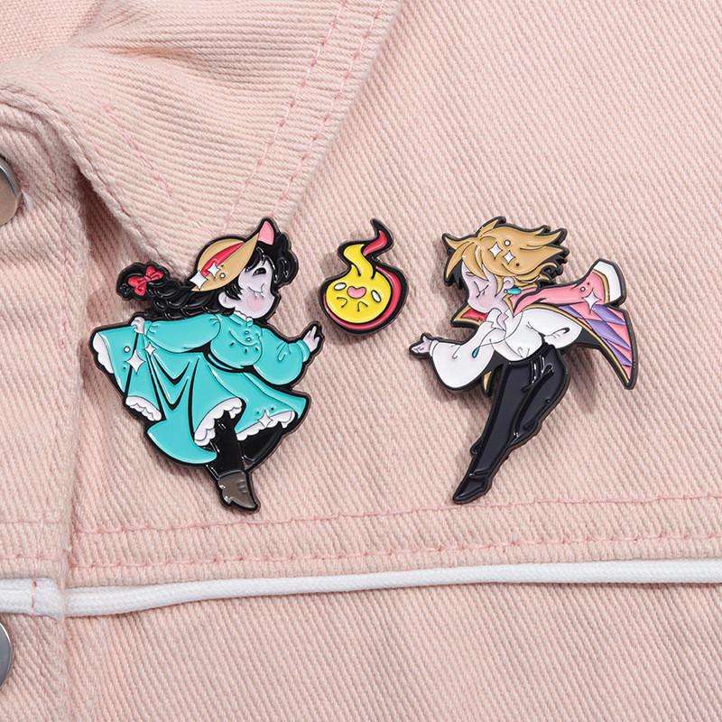 Creative Cartoon Design Brooch Pins With Eyecatching Colors And Unique Styles Ideal For Anime And Lovers Fashion