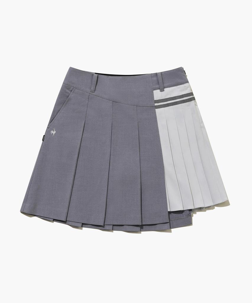 LECOQ GOLF Женская плиссированная юбка с контрастными вставками _Mgry Gq422Lsko1