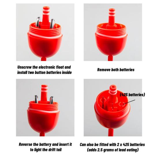 Электронный поплавок для дальнего заброса, легкий, хорошо заметный, плавучий поплавок-шар, поплавок-бомбардировщик с длинным хвостом, для рыбалки в соленой и пресноводной воде