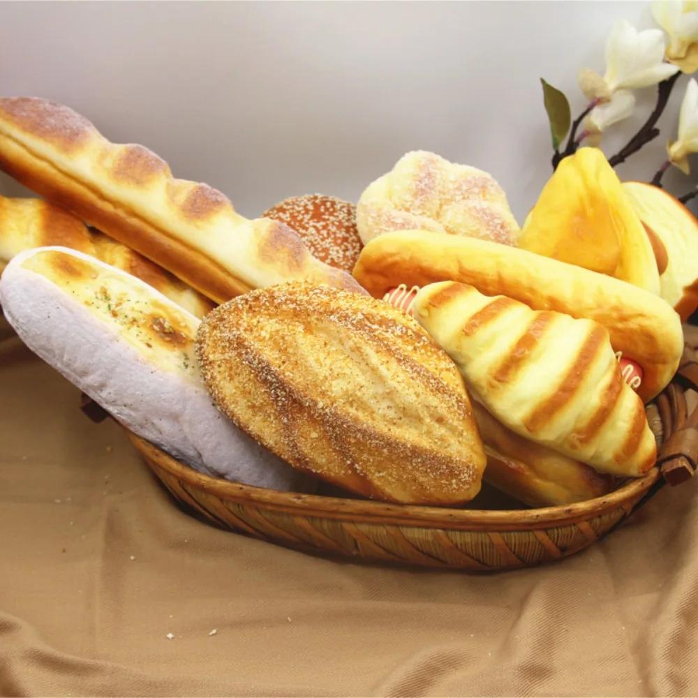 Simulated Bread Cake Model PU Fake Bread Decoration Photography Teaching Prop Home Decoration Window Display Decoration