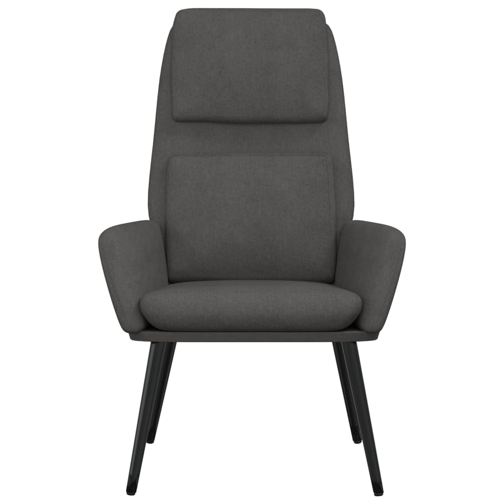 Relax Armchair Dark Grey Fabric