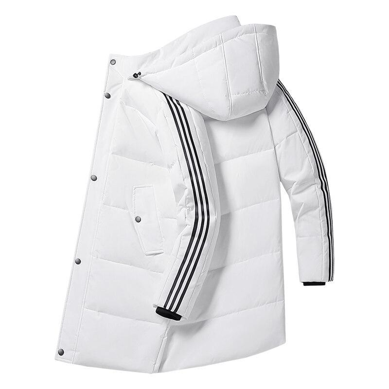 Three Bars Men's and Women's Down Jackets, Couple's Winter Jackets, Long Styles