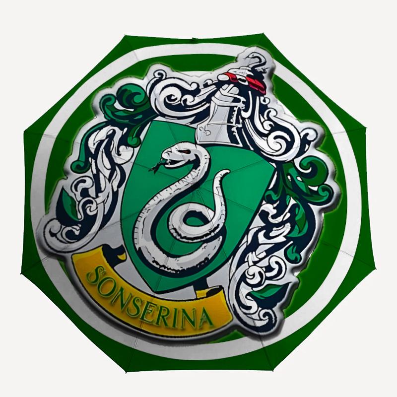 1pc H-Hogwarts Umbrella, Sun Protection, And UV Shielding. It Has Eight Sturdy Ribs for Outdoor Use And Perfect As a Holiday Gift