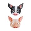 Half Face Animal Cosplay Novelty Animal for Festival Party Adults