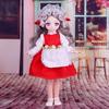With Wig Make Up Princess Dress Up BJD Dolls High Heel Princess Makeup Ball Joint Doll  Toddler