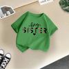 Children T-shirt Letter Printed 2-13Y Kids Clothes 100% Cotton T-shirt Tops Tee2-13Y Boys Girls Baby Tee