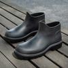 Женские повседневные туфли на плоской подошве, резиновые сапоги, водонепроницаемые рабочие ботинки, модные женские резиновые туфли, женские утепленные садовые галоши 35-40