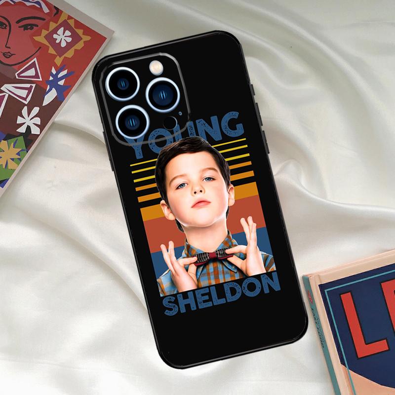 TV Series Young Sheldon Phone Case For iPhone 17 16 15 13 12 11 14 Pro Max 16 Plus 12 13 Mini 16e 17 Air Funda Cover