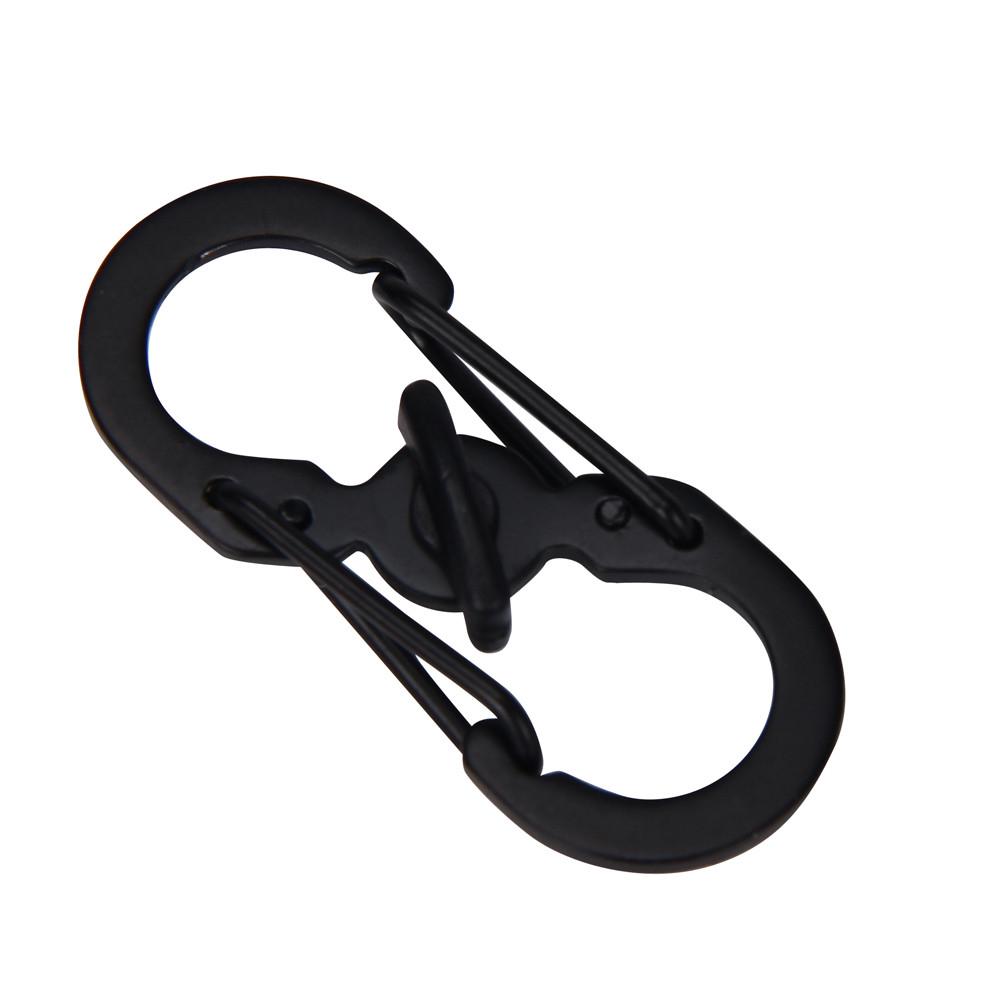 8 Word Carabiner With Lock Outdoor Camping Hiking Theft