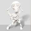 Заводная игрушка 3D танцующий череп