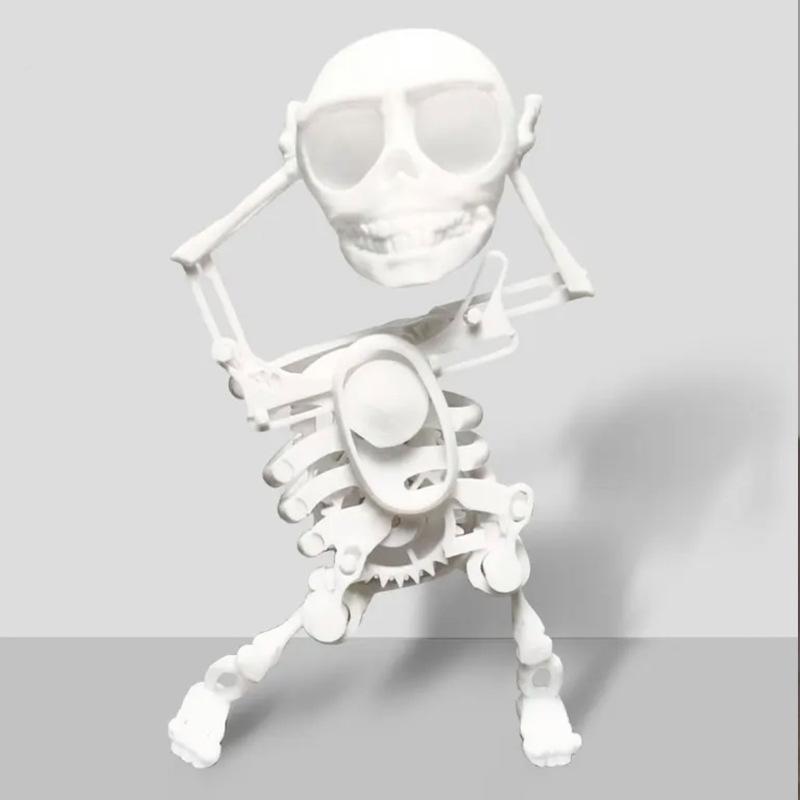 Заводная игрушка 3D танцующий череп