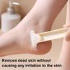 Пластиковый скребок для педикюра Портативная пилка для ногтей на ногах Инструмент для удаления огрубевшей кожи, мозолей с пяток для треснувших пяток и грубой кожи ног