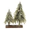 Christmas Tree - Double Snow-covered - 28 Cm - Multicolored