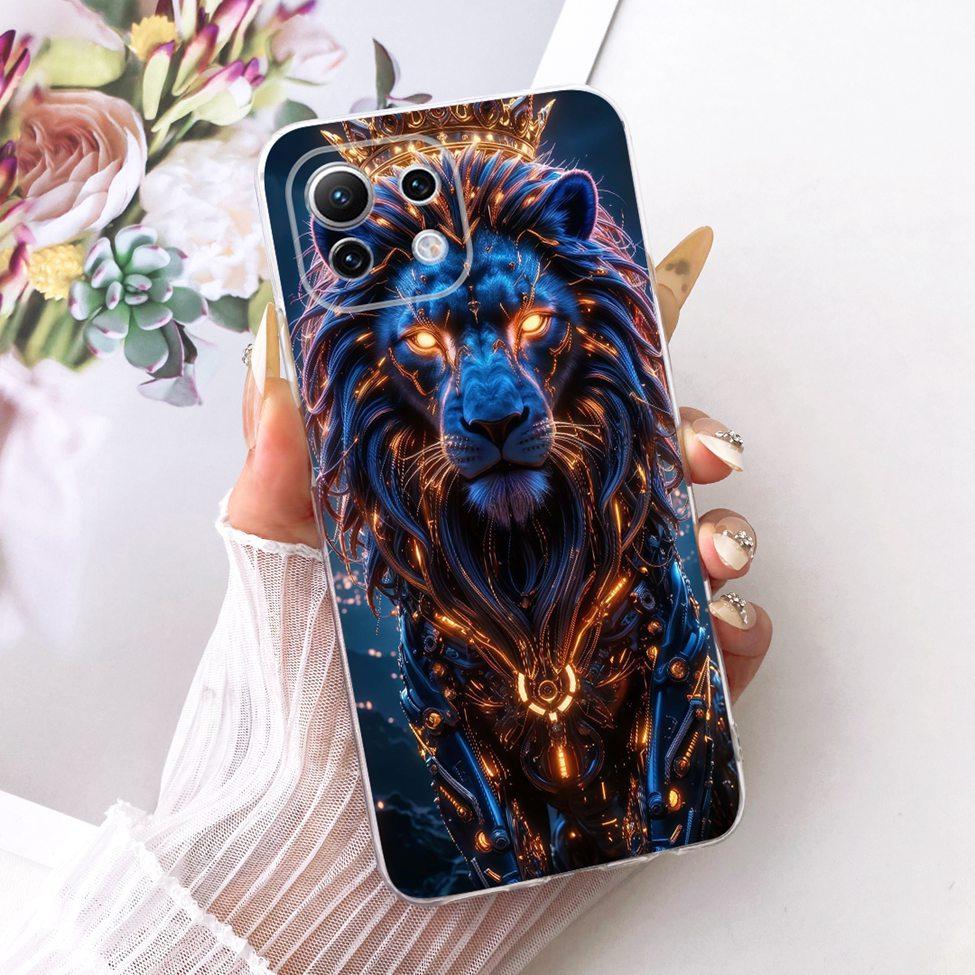 Clear Casing For Xiaomi Mi 11 Lite 4G Cover For Xiaomi Mi 11 Lite 5G Case Cute Cat Fashion Butterfly Funny Painted
