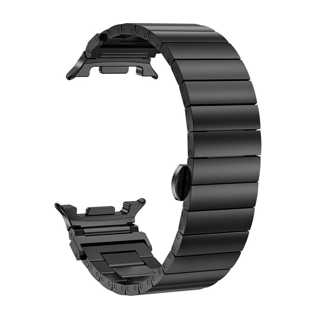 Premium No-Gap Stainless Steel Bamboo-Link Watch Band for Samsung Galaxy Watch 8 (40/44mm) & Watch 8 Classic (46mm)